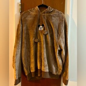 Disney Light Brown Fleece Pullover Size 2X